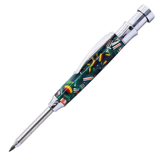 Eco Carpenter Pencil Kits. Chrome Side view