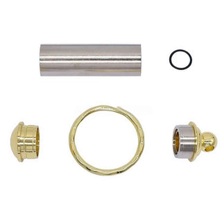 Eco Pill Holder Key Ring Kits. Gold Parts
