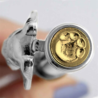 Elephant Rollerball Pen Kit Cap Detail.