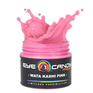 Wata Kashi Pink splashes on a white background, featuring the brand 'Eye Candy'.