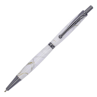 Fancy Slimline Click Pen Kits in Black Ti