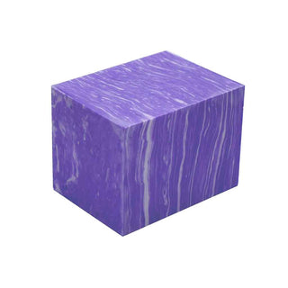 Faux-Stone Bottle Stopper Blanks - Purple Fluorite