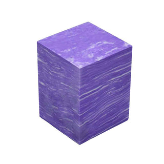 Faux-Stone Bottle Stopper Blanks - Purple Fluorite