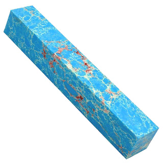 Faux-Stone Pen Blanks - Blue Larimar