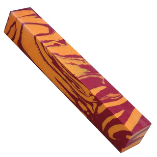 Faux-Stone Pen Blanks - Carnelian