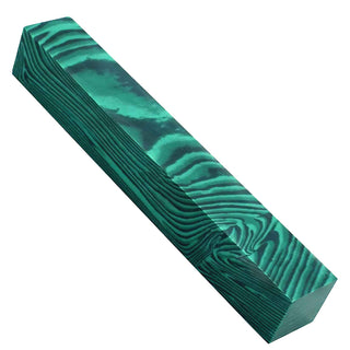 Faux-Stone Pen Blanks - Malachite