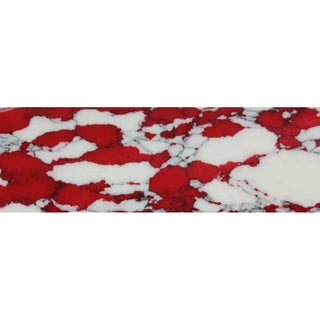 Faux-Stone Pen Blanks - Red & White Jasper