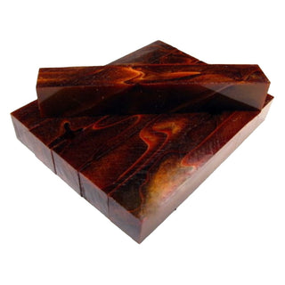 Fiery Brown Embers Acrylic Pen Blank AA-D