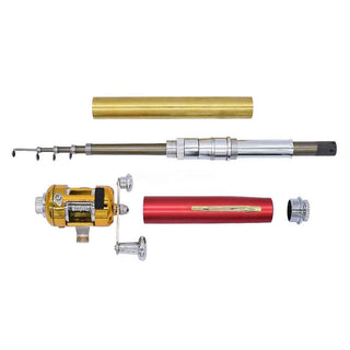 Fishing Rod Kits. Red Parts.