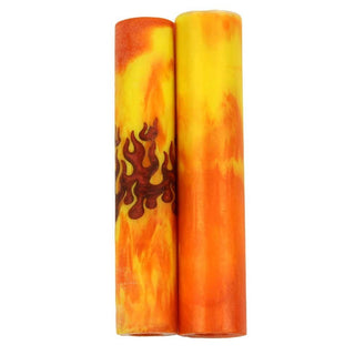 Flames 360 Rotacrylic pen blank