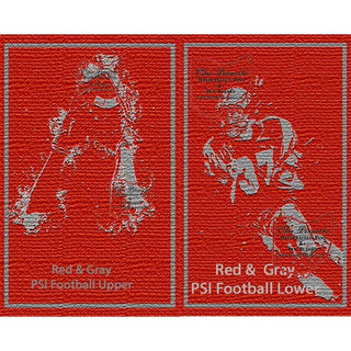 Football Pen Blank #03 - Red & Grey - Football Pen Kits