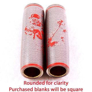Football Pen Blank #04 - Grey & Red - Football Pen Kits