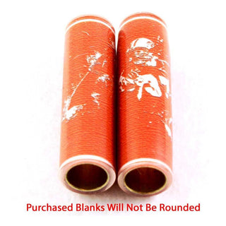 Football Pen Blank #05 - Orange & White - Football Pen Kits