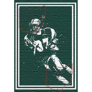 Football Pen Blank #07 - Green & White - Football Pen Kits