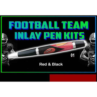 Football Team Colors Inlay Kit - Sierra - #01 Red & Black