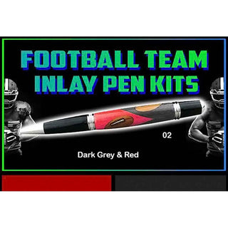 Football Team Colors Inlay Kit - Sierra - #02 Dark Grey & Red