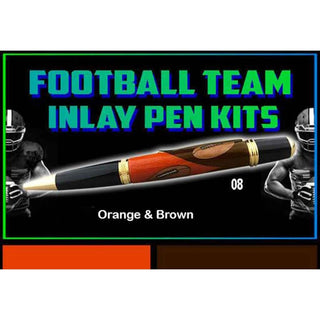Football Team Colors Inlay Kit - Sierra - #08 Orange & Brown