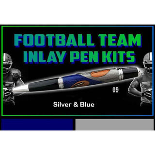 Football Team Colors Inlay Kit - Sierra - #09 Silver & Blue
