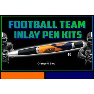 Football Team Colors Inlay Kit - Sierra - #10 Orange & Blue