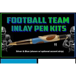 Football Team Colors Inlay Kit - Sierra - #11 Silver & Blue