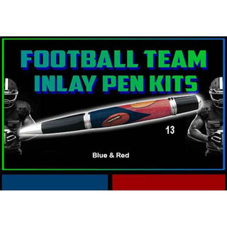 Football Team Colors Inlay Kit - Sierra - #13 Blue & Red