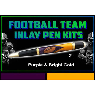 Football Team Colors Inlay Kit - Sierra - #21 Purple & Bright Gold