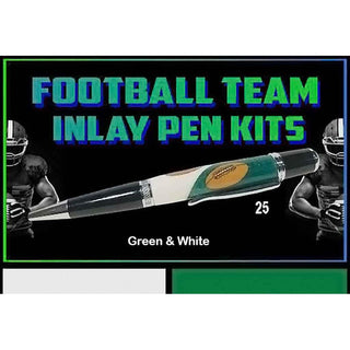 Football Team Colors Inlay Kit - Sierra - #25 Green & White