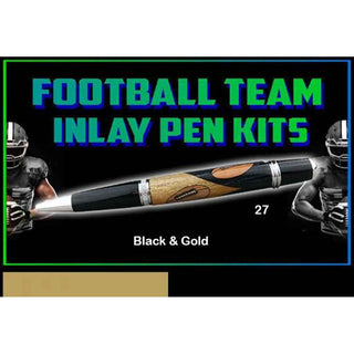Football Team Colors Inlay Kit - Sierra - #27 Black & Gold