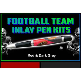 Football Team Colors Inlay Kit - Sierra - #30 Red & Dark Grey