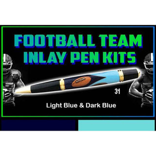 Football Team Colors Inlay Kit - Sierra - #31 Light Blue & Dark Blue