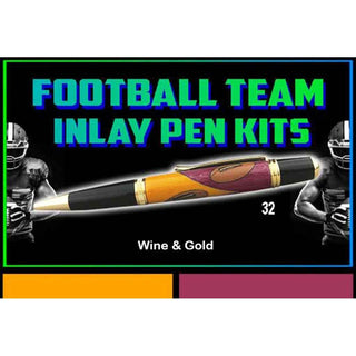 Football Team Colors Inlay Kit - Sierra - #32 Wine & Gold