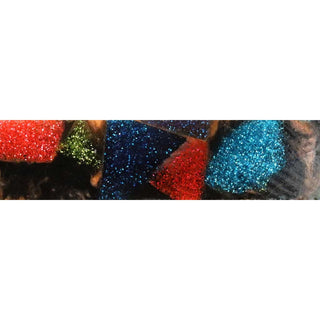 Fossilized Fantasy Pen Blank - Large Glitter Cubes In Multi Colored Resin