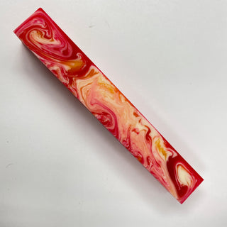 Red Gold and White Resin Blanks