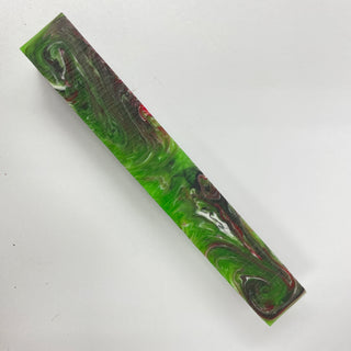 Green Multi color Resin Blanks