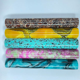 Acrylic Acetate Pen Blanks - Rounded 5 Packs (Sets 13-16)
