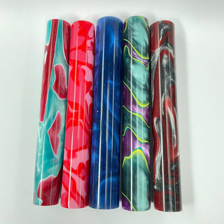 Acrylic Acetate Pen Blanks - Rounded 5 Packs (Sets 13-16)