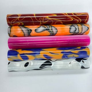 Acrylic Acetate Pen Blanks - Rounded 5 Packs (Sets 1-4)
