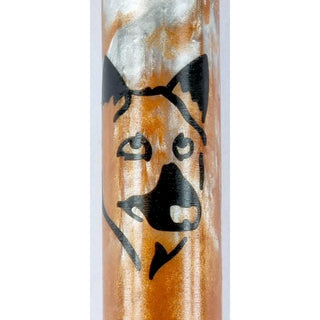 German Shepard Rotacrylic Pen Blank