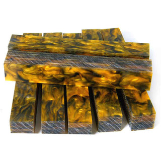 Golden Raging River Pen Blanks