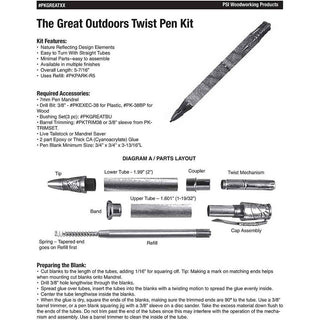 Great Outdoors Ballpoint Pen Kits