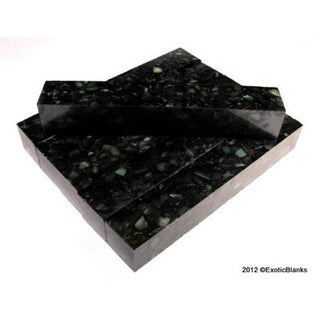 Green & Black Acrylic Pen Blank AA-37