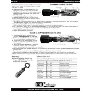 Handle Anything Chuck System for Closed End Projects