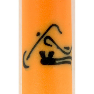 Hot Cycle Rotacrylic pen blank with 360 Flames