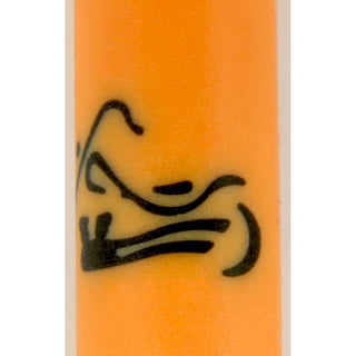 Hot Cycle Rotacrylic pen blank with 360 Flames
