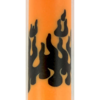 Hot Cycle Rotacrylic pen blank with 360 Flames