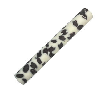 Pen Blank with black and white pattern on a light gray background
