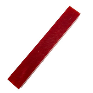 Red rectangular pen blank on a white background