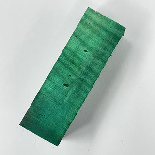 Stabilized Green Dyed Maple