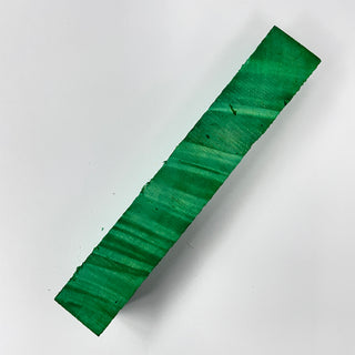 Stabilized Green Dyed Maple