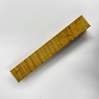 Yellow Stabilized Very Curly Maple